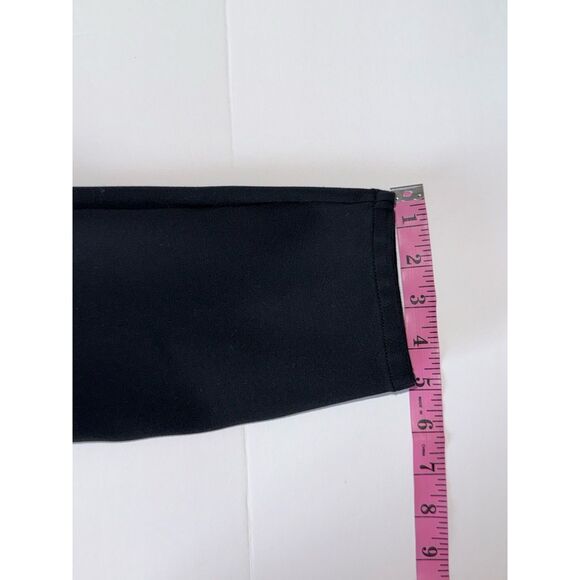 Spanx The Perfect Black Pant Ankle Stretch Medium Legging Ponte Soft Knit Pocket - Picture 12 of 16